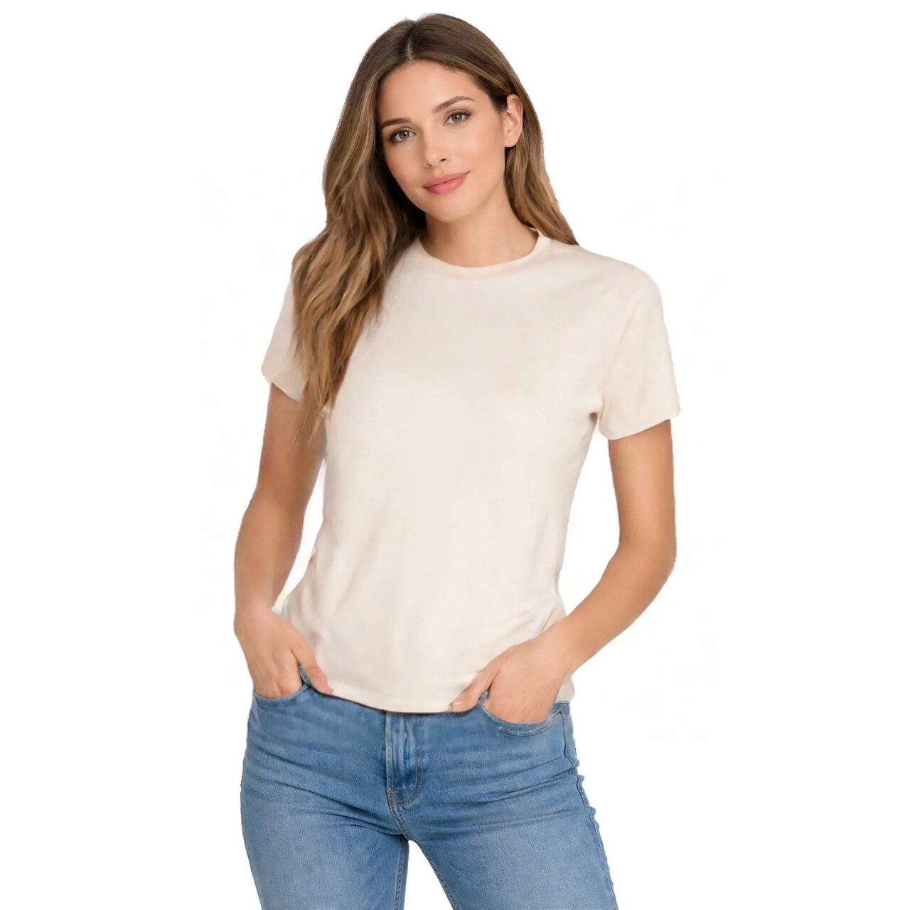 Heavy Cotton Crewneck T-Shirt for Layering style & Everyday Comfort Wear